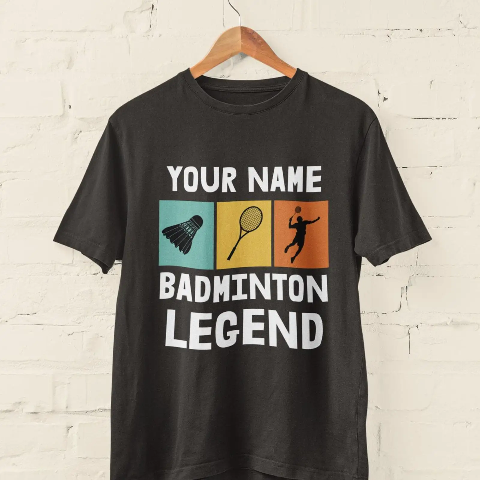 Badminton Legend - 개인 맞춤형 배드민턴 레전드 티셔츠 선수들을