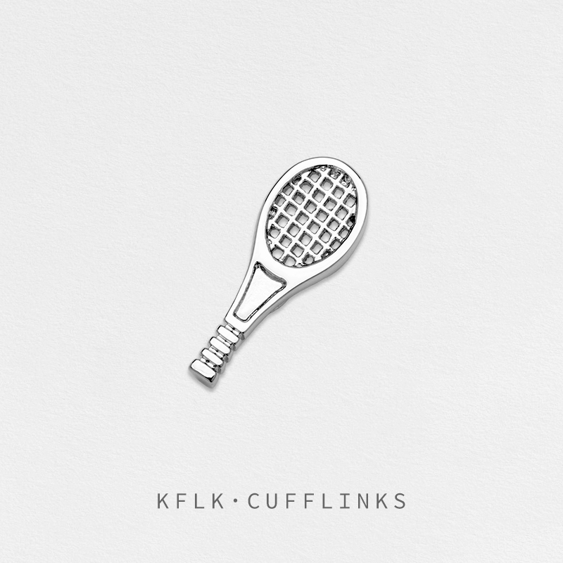 Badminton Icon - KFLK 패션 테니스 라켓 브로치 핀,