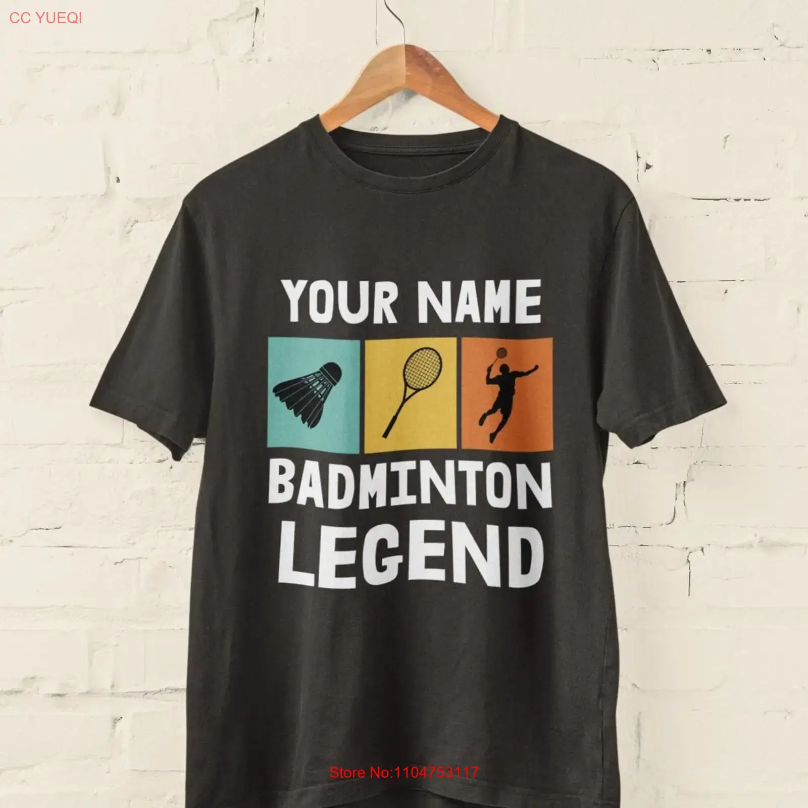 Badminton Legend - 개인 맞춤형 배드민턴 레전드 티셔츠, 선수들을