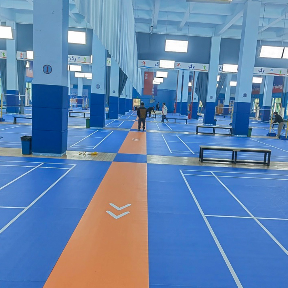 Beable 전문 PVC 배드민턴 코트 매트 5.0m  - Badminton Club Logo 리뷰 및 가격